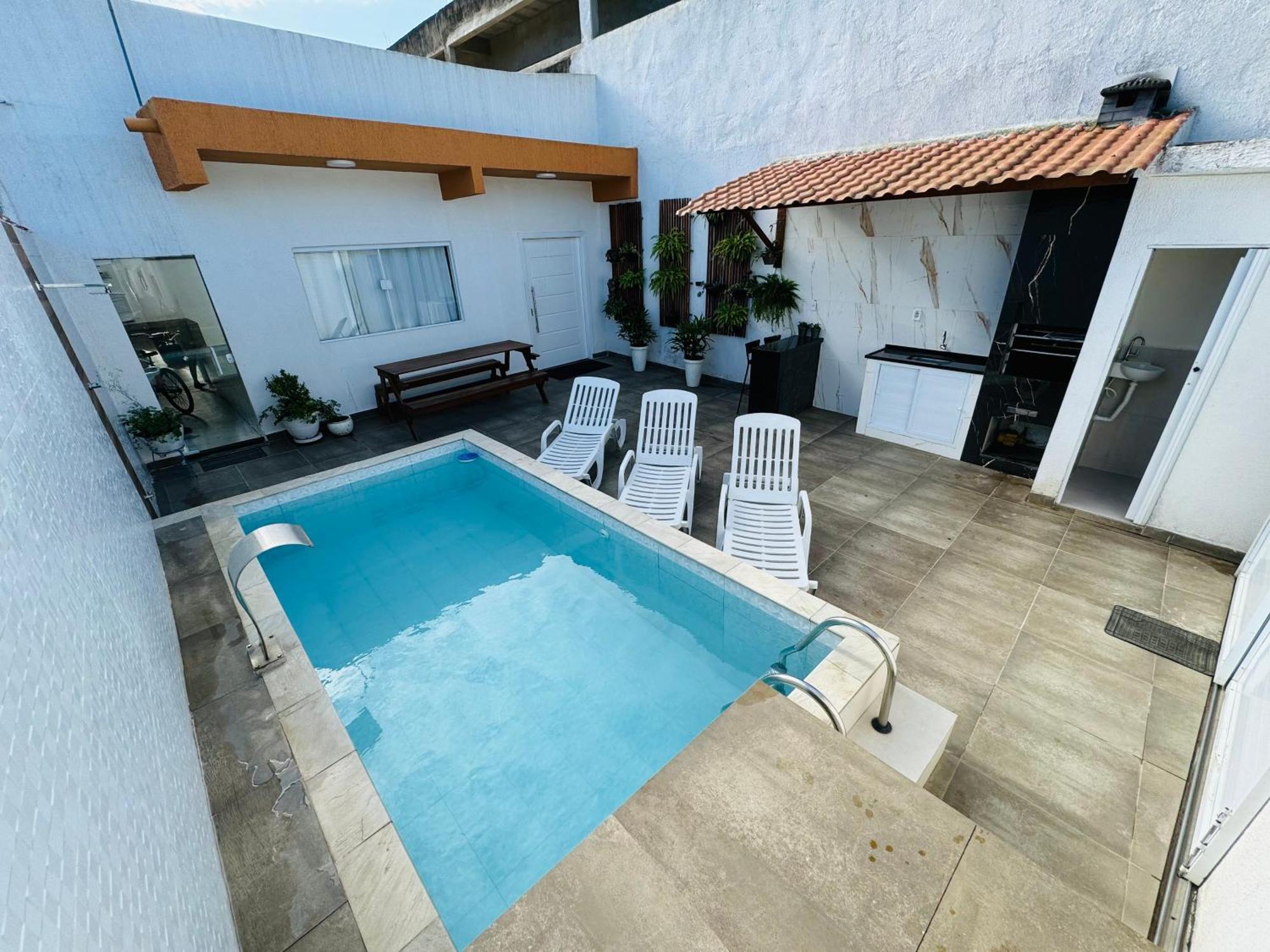 Casa Compacta Com Piscina Villa Guaruja Bagian luar foto